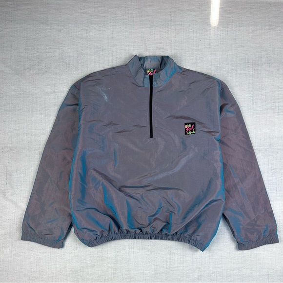 Vintage 90s Surf Style Jacket  Windbreaker Iridescent One Size - Picture 14 of 14